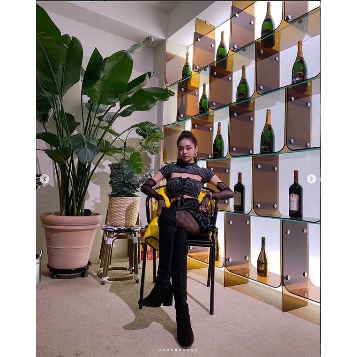 Quần tất họa tiết GG 2022 NO.674373 3GADH 1060