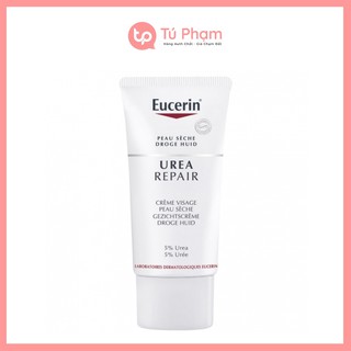 Kem Dưỡng Ẩm Phục Hồi Da Eucerin Urea Repair Creme Visage 5% Urea 50ml