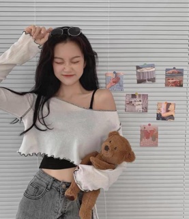 set áo 2 món croptop cực chất