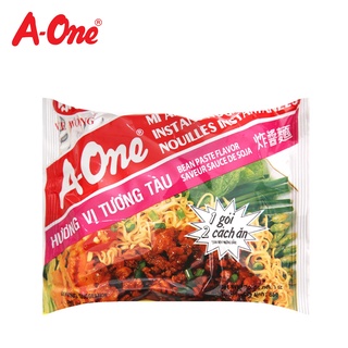 Thùng 30 gói mì trộn tương tàu soya bean paste flavor instant noodles a-one - ảnh sản phẩm 3