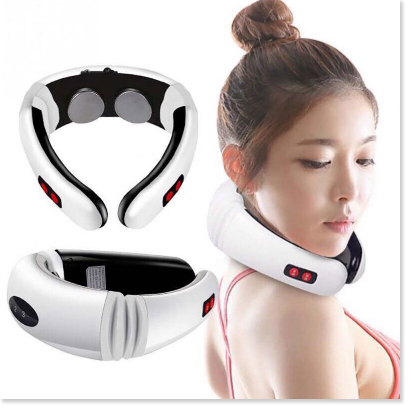 Máy Massage Vai Gáy Neck KL-5830Free Ship Cảm ứng xung điện 3D, Giúp nhức mỏi cổ, vai, gáy tuyệt đối.