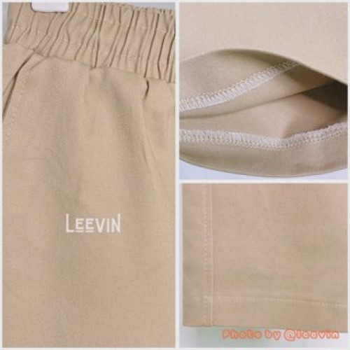 Quần baggy nam nữ kaki ống suông Unisex - Kiểu quần kaki đen và be tan Unici QD05