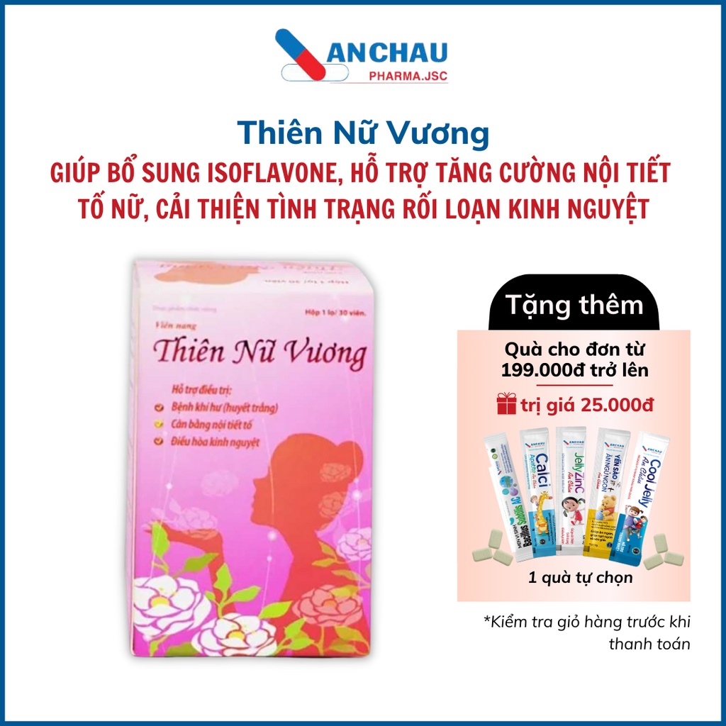 THIÊN NỮ VƯƠNG - giảm các triệu chứng kinh nguyệt không đều, khí hư, huyết trắng, giúp điều hòa kinh nguyệt - An Châu