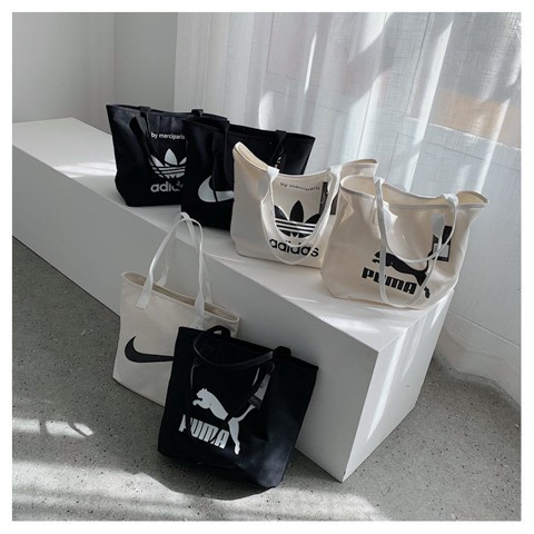 Túi Xách Canvas Adidas / Nike / Puma Thân Thiện Với Môi Trường