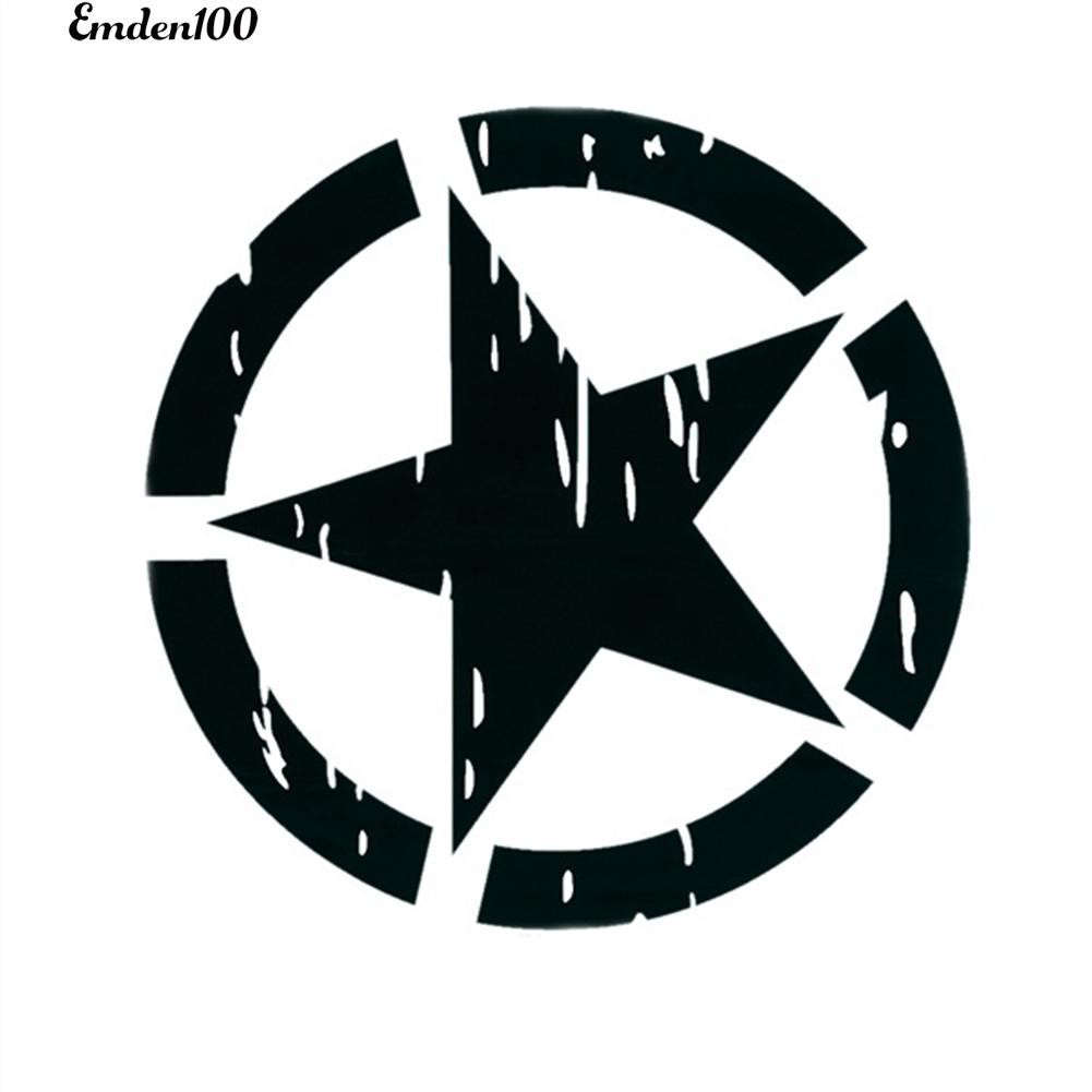 Miếng Dán Hình Ngôi Sao Phản Quang Dùng Để Trang Trí Xe Ô Tô