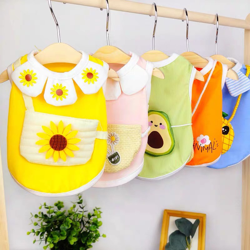 Quần áo thú cưng, Áo ba lỗ mùa hè cho chó mèo dễ thương