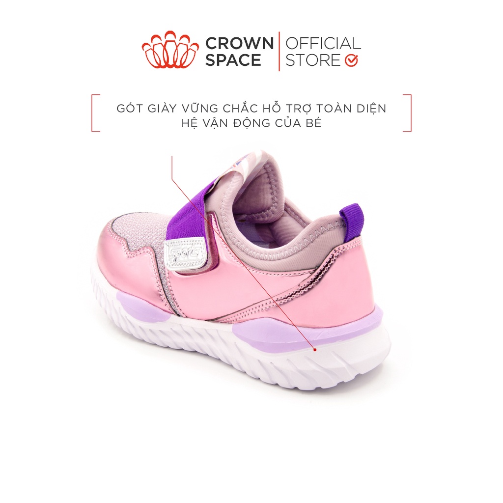 Giày Thể Thao Sneaker Đi Học Đi Chơi Crown Space Cao Cấp CRUK8035 Nhẹ Êm, Chống Hôi Chân Size 28 đến 36