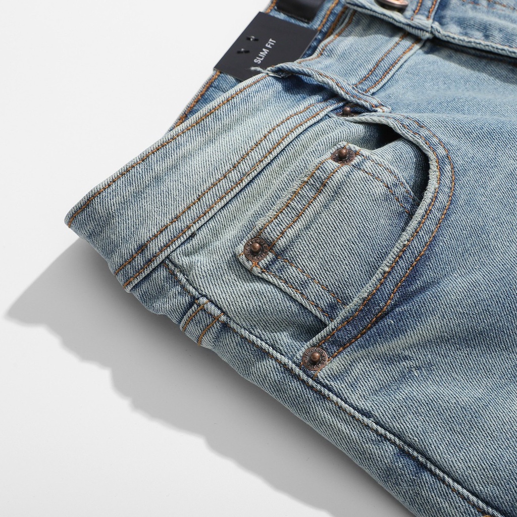 Quần jean rách gối nam