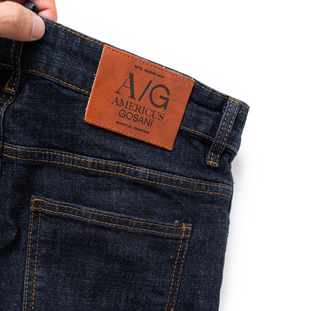 A/G Quần Jean Nam Cao Cấp Dark Blue Phom Skinny Phong Cách Sang Trọng Lịch Lãm | BigBuy360 - bigbuy360.vn