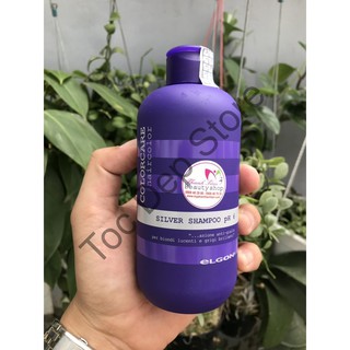 Tóc Đẹp Store Dầu gội dành cho tóc tẩy trắng, tóc bạch kim Silver Shampoo Elgon 300ml