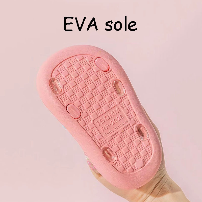 SANITKUN Giày sandal công chúa màu sắc kẹo ngọt họa tiết hoạt hình phong cách Hàn Quốc dễ thương dành cho bé gái