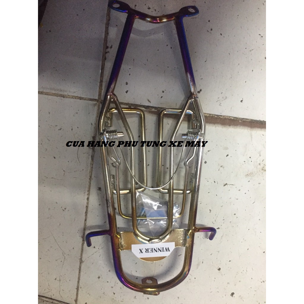 Baga giữa xe Winner X V2 V3 titan trắng xanh