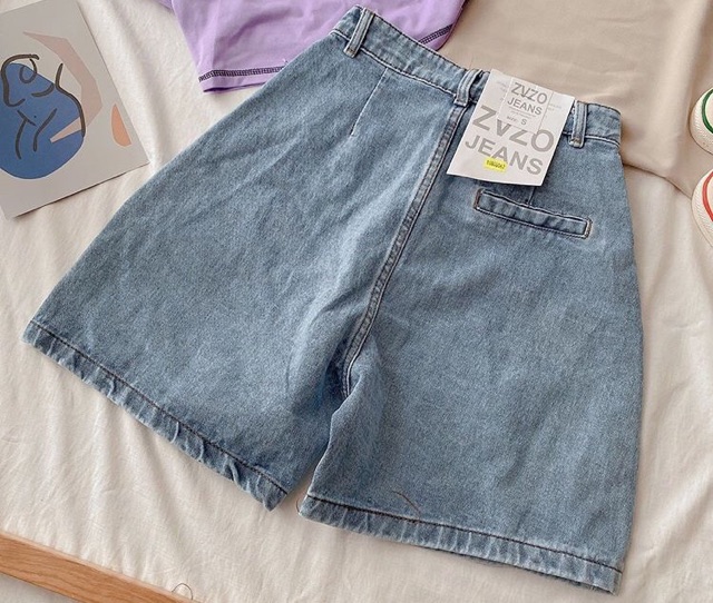 💧Quần Jeans Lửng Lưng Cao Túi Xéo | BigBuy360 - bigbuy360.vn