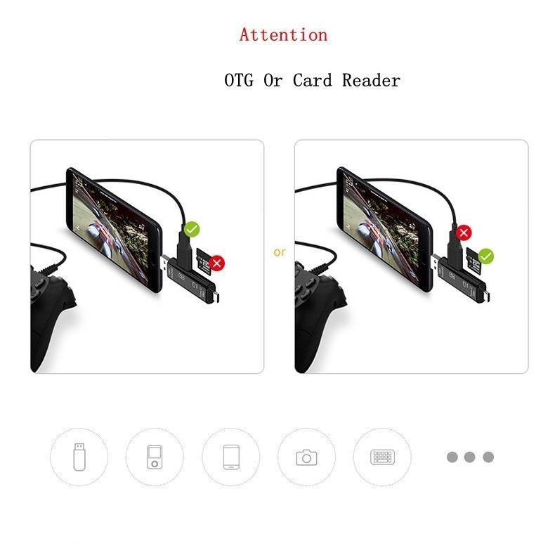 Đầu USB OTG 5 trong 1 đọc thẻ tích hợp cổng USB 3.0 Type C / USB / Micro USB đa dụng tiện lợi | BigBuy360 - bigbuy360.vn