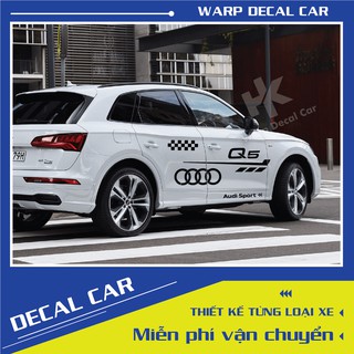 Tem xe Audi Q5 phong cách thể thao-decal Audi Q5-Tem xe ô tô giá rẻ