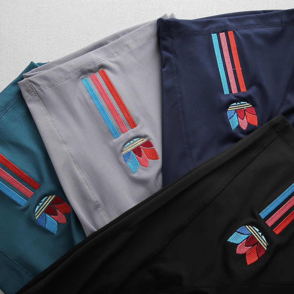 Quần short thể thao nam, quần đùi nam chất liệu poly thoáng mát họa tiết thêu độc đáo QS04 | BigBuy360 - bigbuy360.vn