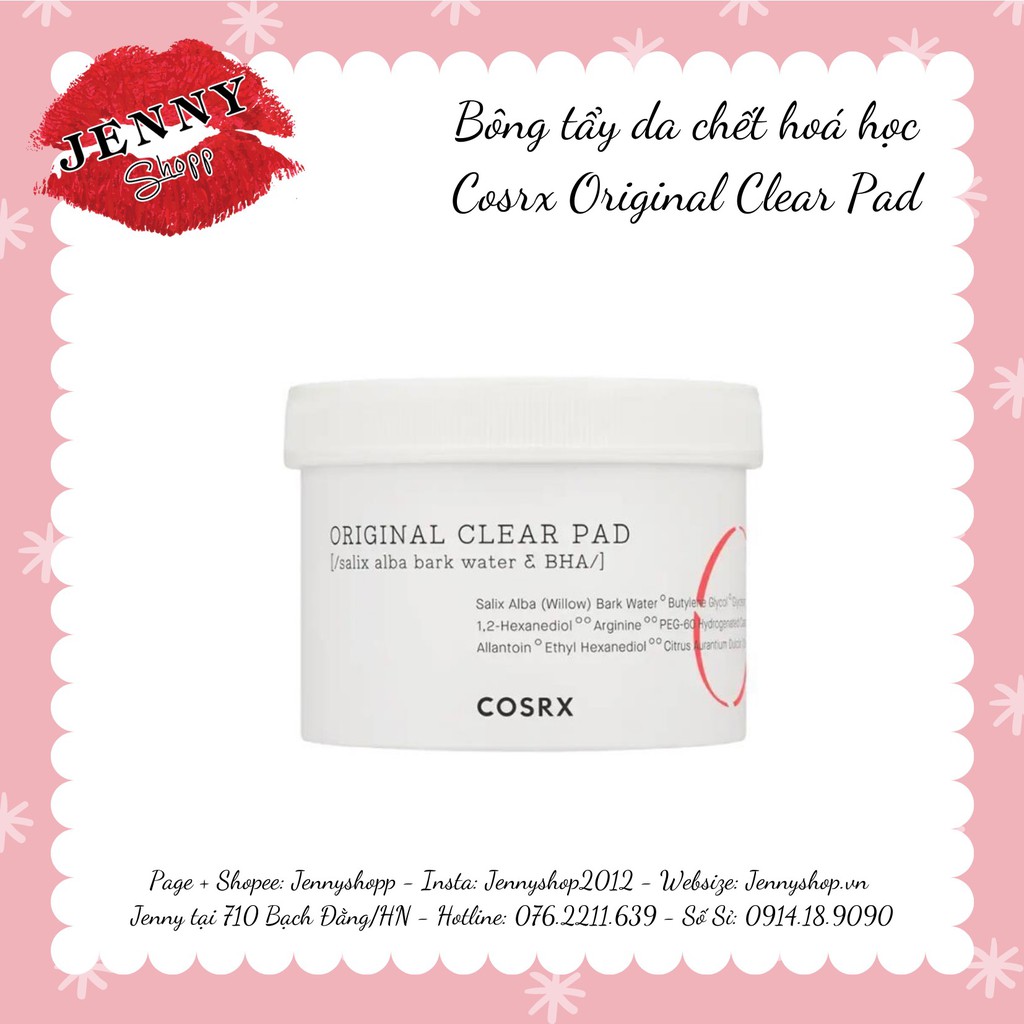 BÔNG COSRX ONE STEP PIMPLE CLEAR PAD