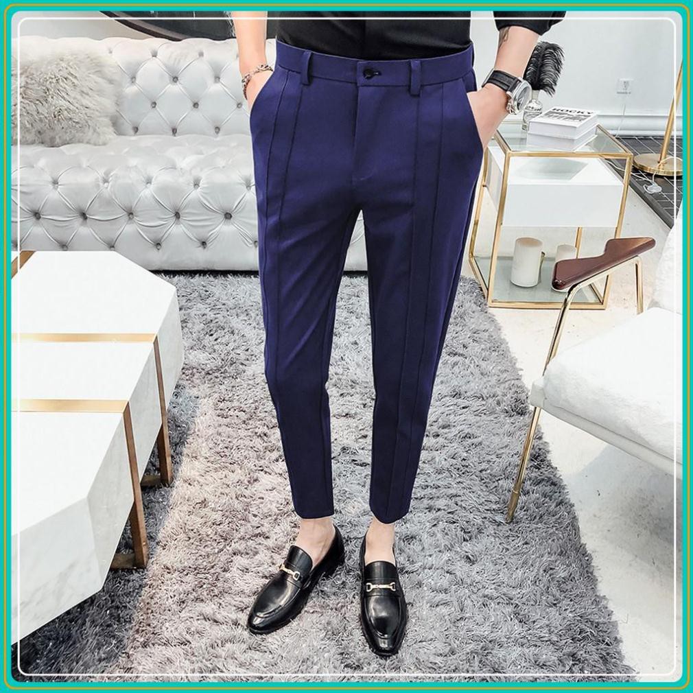 Quần tây - Quần âu nam cao cấp - Dáng côn trẻ trung, chất vải mềm mịn, dầy dặn, không xù, không nhăn | BigBuy360 - bigbuy360.vn