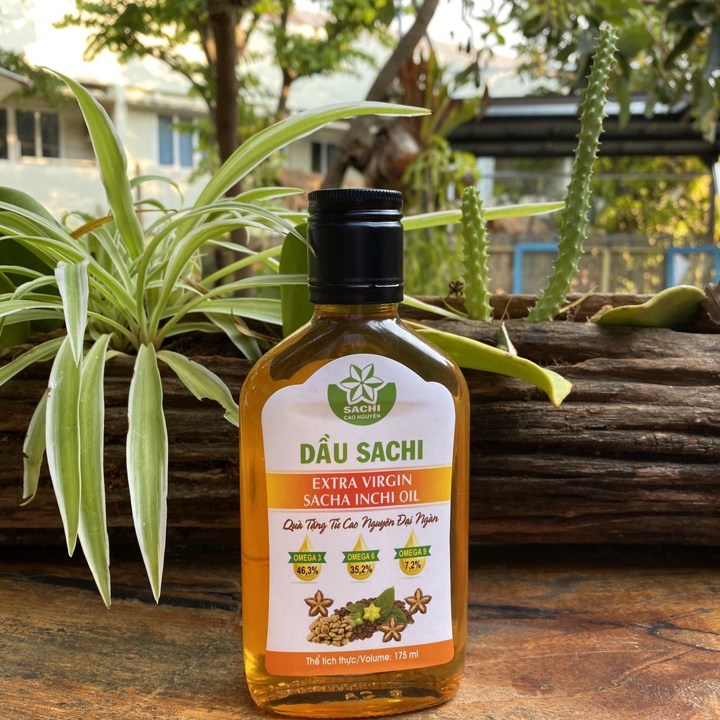 Dầu Sachi Nguyên Chất 175ml Giàu Omega-3, 6, 9