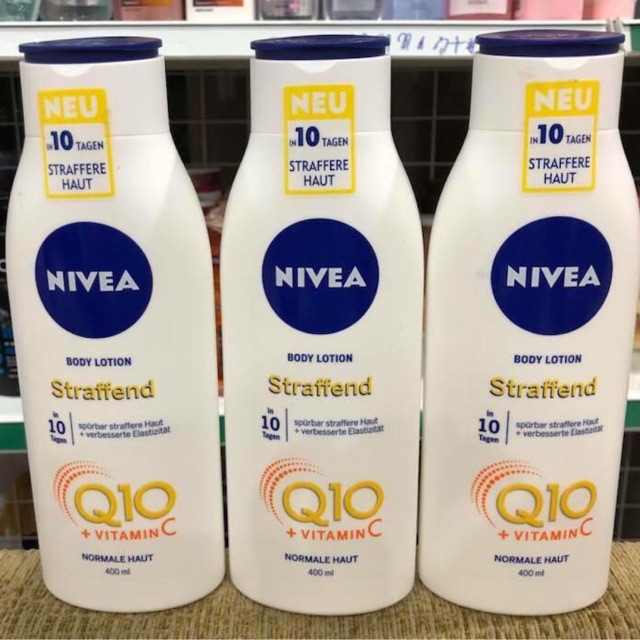 Dưỡng thể chống lão hóa, nám Nivea Q10+Vitamin C