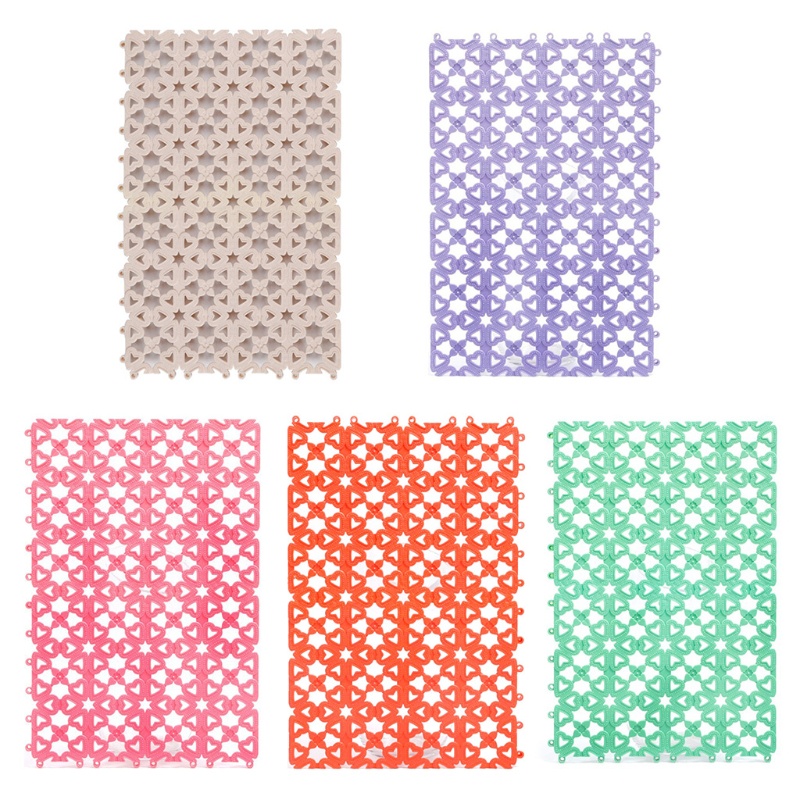 Bộ 4 Thảm Lót Sàn Bằng Nhựa Cho Hamster / Mèo / Thỏ / Chuột Hamster