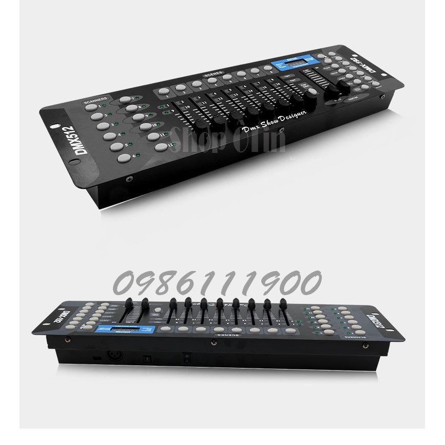 BÀN ĐIỀU KHIỂN ĐÈN SÂN KHẤU DMX 192  MIXER ĐIỀU KHIỂN ÁNH SÁNG