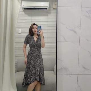 BIGSIZE B58 - ĐẦM HOA LAI BÈO (Ảnh thật)