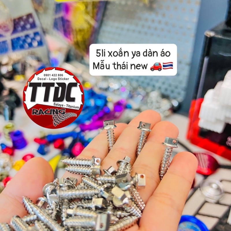 Ốc 5li xoắn mẫu thái new gắn dàn áo pô e ✌🇹🇭