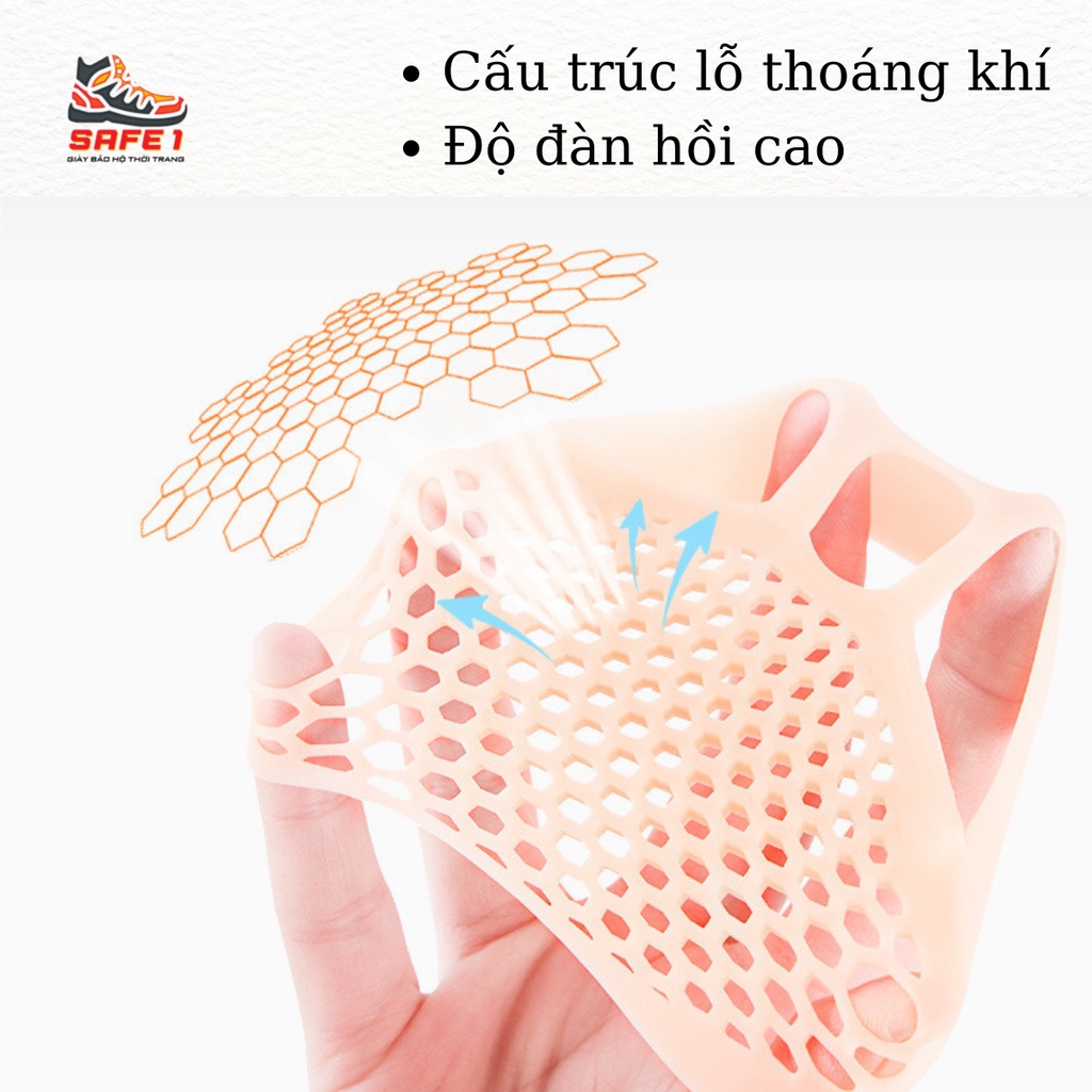 Lót mũi chân, lót xỏ ngón silicon SEBS bảo vệ chân, êm chân, chống gai chân, giảm đau mũi bàn chân