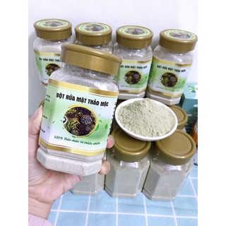 Bột rửa mặt thảo mộc sạch nhờn ngừa mụn Handmade