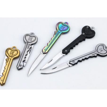 Dao Chìa Khoá Nhò Gọn Trái Tim - 12cm Treo Móc Khoa1 - Hàng Gủi Ngay