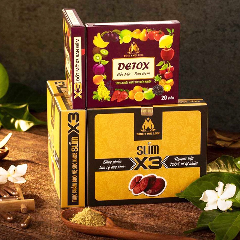 giảm cân slim x3_mộc linh_tặng detox