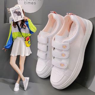 GD Peaceminusone  Giày Thể Thao Khóa Dán Thêu Hoa Thời Trang Dành Cho Nữ BIGBANG G-DRAGON