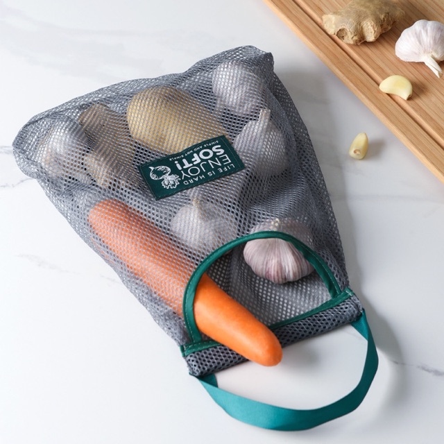 Túi lưới đựng rau củ quả nhà bếp thoát khí ms 13254