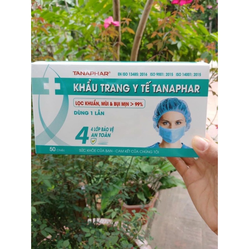 khẩu trang tanaphar 50 chếc