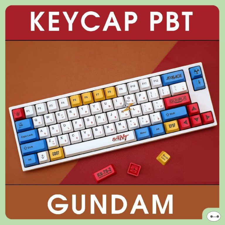 SET KEYCAP CHERRY GUNDAM THICK PBT 108 Phím