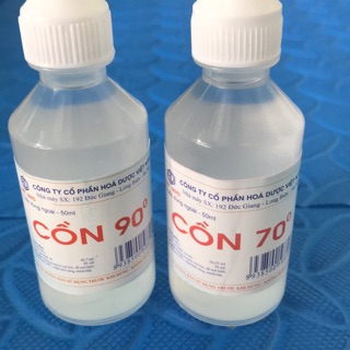Cồn 90 độ ,70 độ 50ml