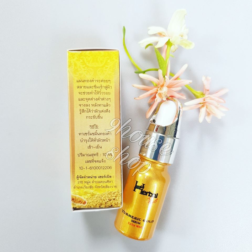 SERUM NGHỆ HERBAL TURMERIC GOLD THÁI LAN 10ml | BigBuy360 - bigbuy360.vn