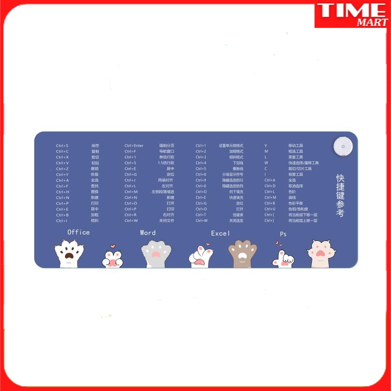 Tấm Lót Bàn Ấm máy tính Siêu Lớn ,Bàn Sưởi Ấm Tấm Bàn Học Sinh Bằng Điện [TIME_MART Siêu thị tiện ích gia đình]