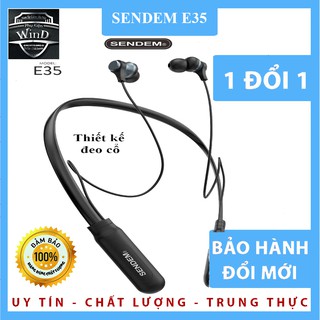 Tai Nghe Bluetooth quàng cổ Sendem E35 Kiểu Dáng Thể Thao  - Bảo hành chính hãng 24 tháng 1 đổi 1