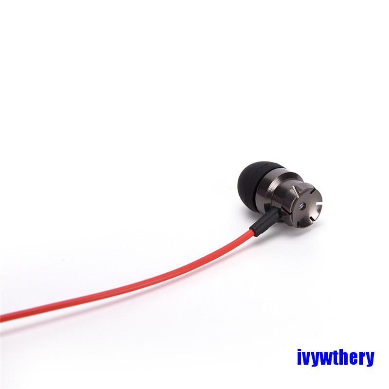 [COD]New Stylish In-Ear Supper Bass Metal Earbuds Earphone Headphone Microphone 3.5mm