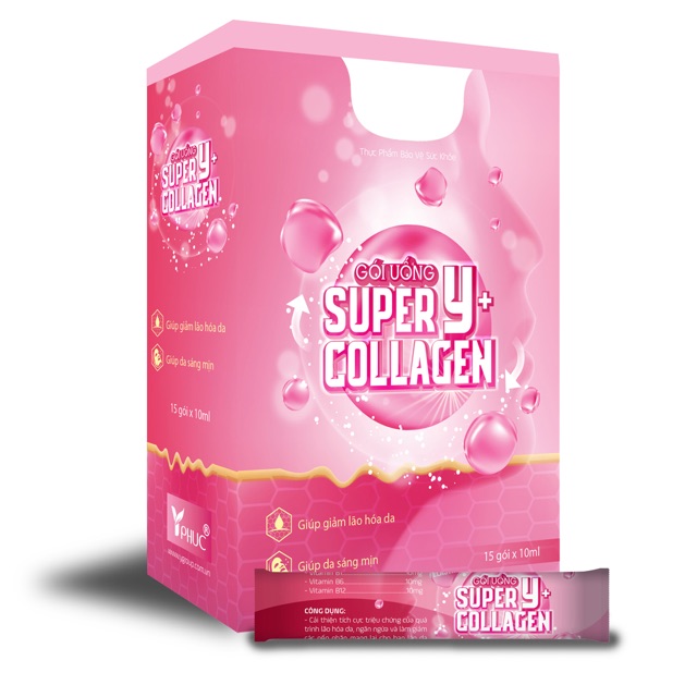 GÓI UỐNG SUPER COLLAGEN Y+, 15 gói x 10ml