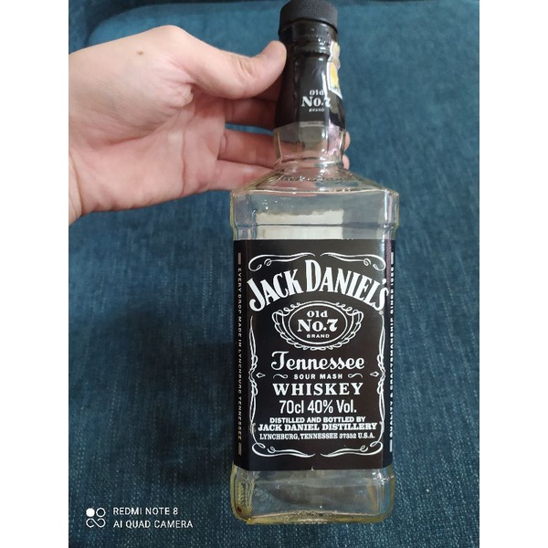 Vỏ chai rượu ngoại JACK DANIEL