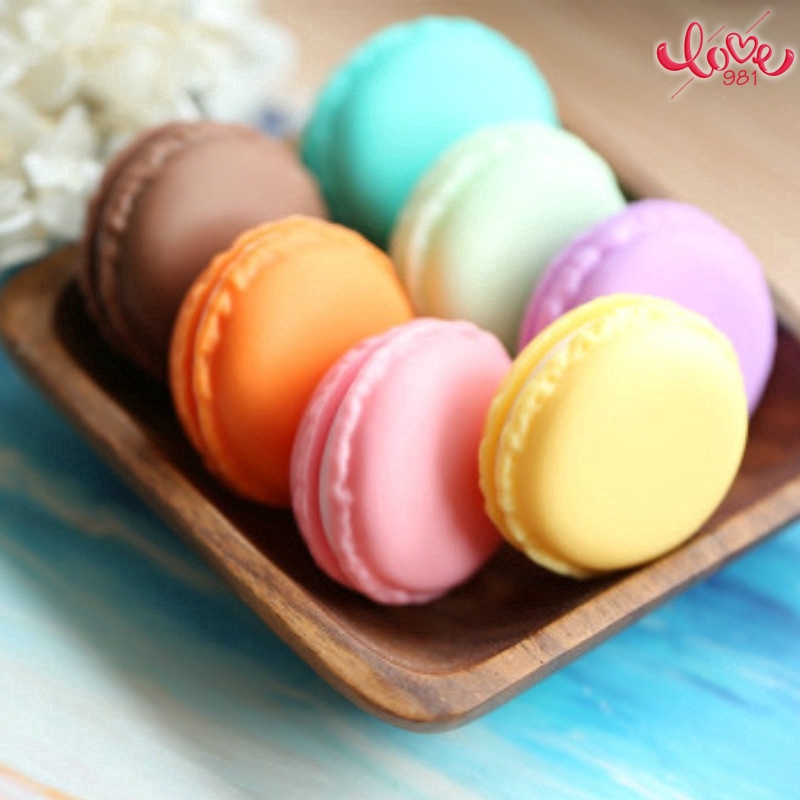 Hộp Đựng Trang Sức Hình Chiếc Bánh Macaron Dễ Thương