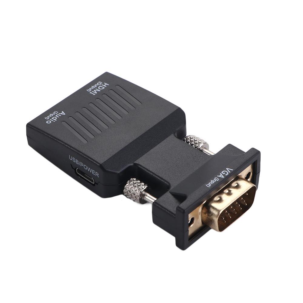 Cáp ChuyểN ĐổI Âm Thanh USB VGA Sang HDMI 720 1080P Cho MàN HìNh MáY ChiếU HDTV / MáY ChiếU / TV / VGA