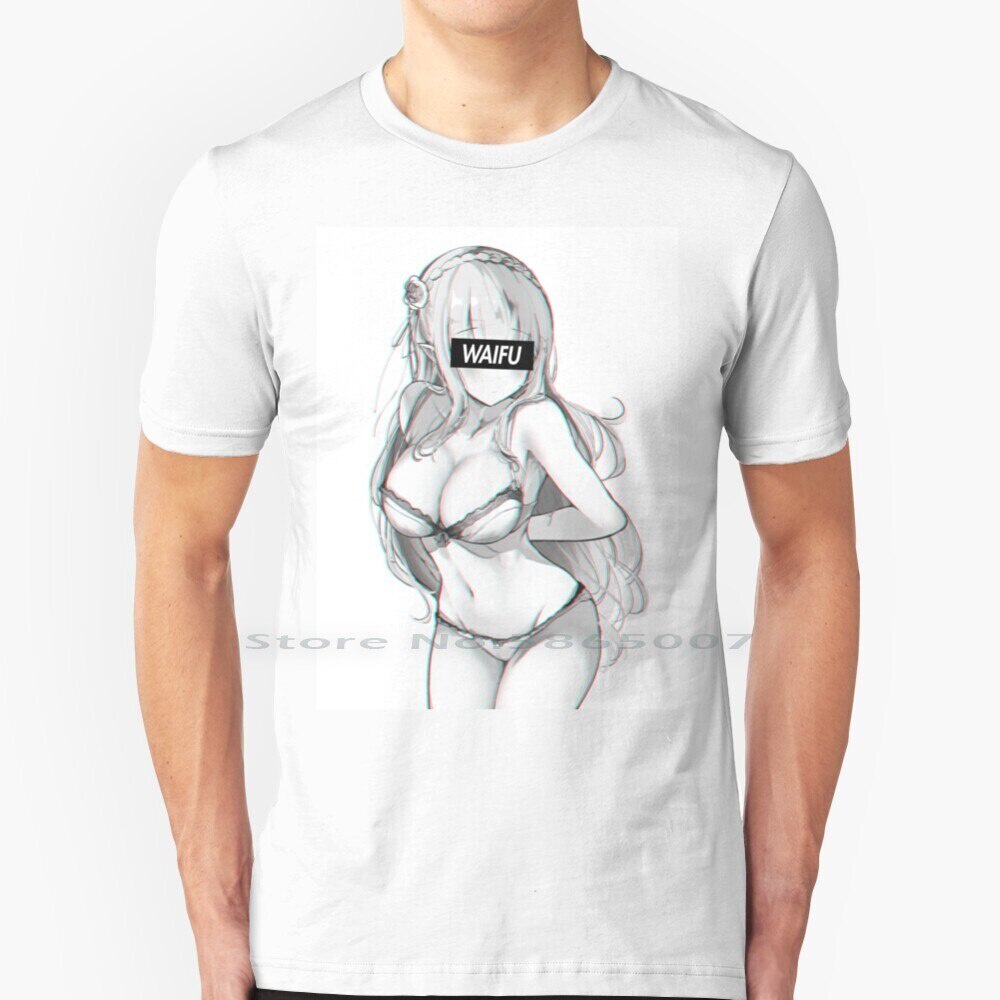 Re: Zero Emilia Waifu Chất Liệu Áo 100% Cotton Hentaik1ng Re Zero Emilia Waifu Chất Liệu Thẩm Mỹ Bé 