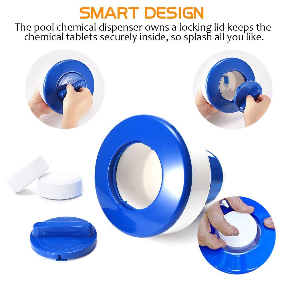 JUNE Máy Lọc Nước Nổi 8 Inch Chuyên Dùng Cho Hồ Bơi