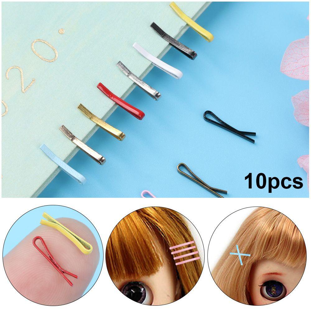 Set 10 Kẹp Tóc Hình Búp Bê Công Chúa DIY Cho Bé Gái