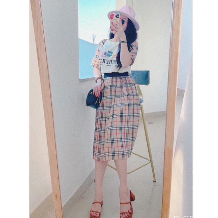 Set áo thun cotton chân váy dập ly bbr, Set váy nữ dập ly cao cấp | BigBuy360 - bigbuy360.vn