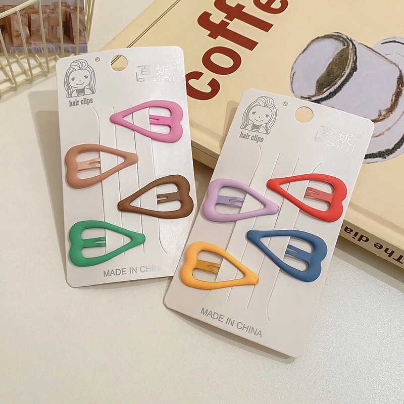 Bộ Kẹp Tóc Hình Ngôi Sao Mini Nhiều Màu Sắc Dễ Thương Cho Bé Gái